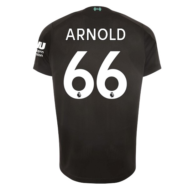 Camiseta Liverpool NO.66 Arnold Tercera equipo 2019-20 Negro